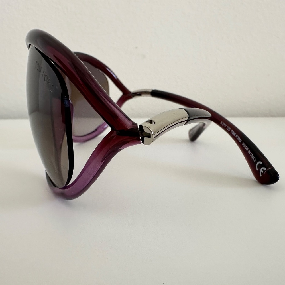 Tom Ford TF8 Jennifer Sunglasses - Purple 83F - Picture 6 of 15